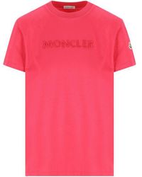 Moncler - T-Shirt With Logo - Lyst