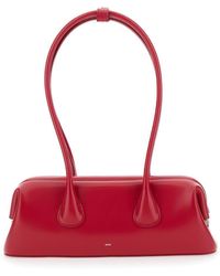OSOI - 'Boat Wide Mini' Shoulder Bag With Round Handles And Logo Lettering On The Front - Lyst