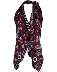 Bottega Veneta - Printed Twill Top - Lyst