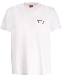 KENZO - Weave Cotton T-Shirt - Lyst