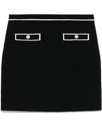 Alice + Olivia - Kipp Knit Mini Skirt With Pockets - Lyst