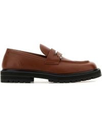 Marni - Caramel Leather Loafers - Lyst