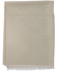 Max Mara - Silk, Wool And Cashmere Scarf - Lyst