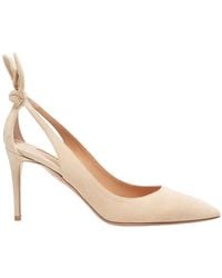 Aquazzura - Bow Tie Pump 85 - Lyst