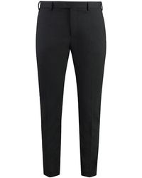 PT Torino - Dieci Wool Blend Trousers - Lyst