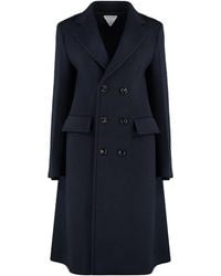 Bottega Veneta - Double-Breasted Wool And Cashmere Jacket - Lyst