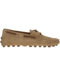 Tod's - Rubber Bubble Suede Boat - Lyst