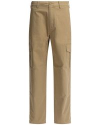 Vince - Cotton And Linen Cargo Trousers - Lyst