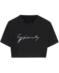Givenchy - Cropped Tee - Lyst