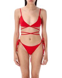 The Attico - Laces Bikini - Lyst