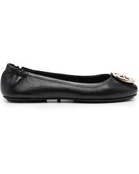 Tory Burch - Minnie Leather Ballet Flats - Lyst