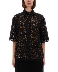 Michael Kors - Floral Lace Shirt - Lyst