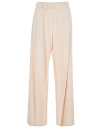 ..,merci - Pants With Elastic Waist And Pences - Lyst
