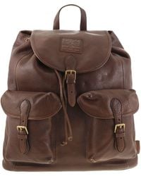 Polo Ralph Lauren - Heritage Leather Backpack - Lyst