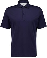 Brunello Cucinelli - Cotton T-Shirt With Classic Design - Lyst