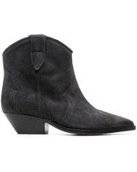 Isabel Marant - Dewina Leather Bootie - Lyst