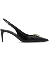 Dolce & Gabbana - Lace Slingbacks 9cm Heel - Lyst