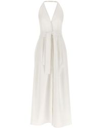 Max Mara Ancona1234 Dress in White | Lyst