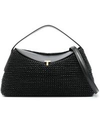 TOTEME - T-Lock Woven Leather Top Handle Bags - Lyst