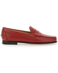 Sebago - 'Danielle Pop' Loafers With Bevelled Toe And Low Stacked Heel - Lyst