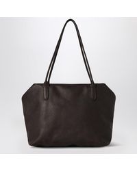 (New)The Row Henri グレインレザーバッグ The Row Henri Leather Shoulder Bag | Saks Fifth Avenue