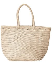 Dragon Diffusion - 'Grace' Shoulder Bag With Two Top Handles And Interwoven Design - Lyst