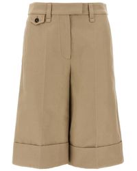 Brunello Cucinelli - Turn-Up Bermuda Shorts - Lyst