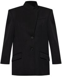 The Attico - Single-Breasted Virgin Wool Blazer - Lyst