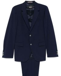 BOSS - Single-Breasted Virgin Wool Houston Suit - Lyst