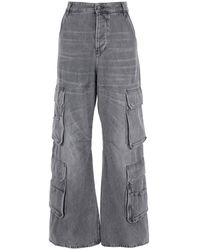 DIESEL - 'D-Sire 1996' Cargo Jeans With Faded Effect - Lyst