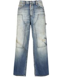 DSquared² - Wide Leg Carpenter Jeans - Lyst