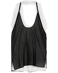 Helmut Lang - Lace Dancer Top - Lyst