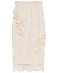 Blumarine - Midi Skirt - Lyst