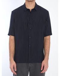 Saint Laurent - Silk Shirt - Lyst