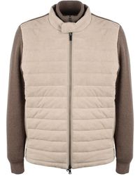Paul & Shark - And Quilted Down Jacket - Lyst