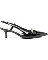 Pinko - 'Gloria' Patent Leather Slingbacks - Lyst