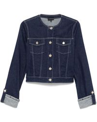 Emporio Armani - Denim Cotton Jacket - Lyst