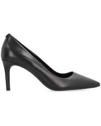Michael Kors - Alina Leather Pointy-Toe Pumps - Lyst