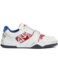 DSquared² - Lace-Up Low Top Panelled Sneakers - Lyst