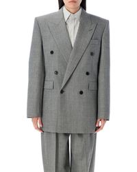 Saint Laurent - Wool Twill Jacket - Lyst