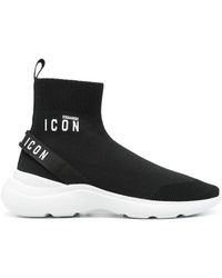 DSquared² - Icon Fly High-Top Sneakers - Lyst