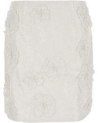 ROTATE BIRGER CHRISTENSEN - Sequinned Mid-Rise Miniskirt - Lyst