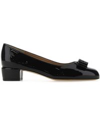 Ferragamo - Vara Bow Patent Pumps - Lyst