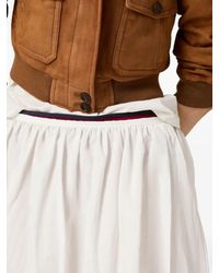 Miu Miu - Gonne Popeline Fiammato+Band - Lyst