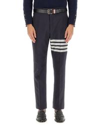 Thom Browne - Pantalone Classico Con Martingala - Lyst
