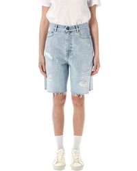 Golden Goose - Marsha Denim Shorts - Lyst
