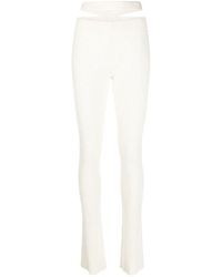 ANDREADAMO - Pants With Cut-Out Bel - Lyst