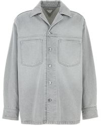 Bottega Veneta - Washed Denim Shirt For - Lyst