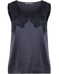 Alberta Ferretti - Satin Tank Top - Lyst