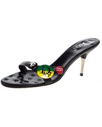 dior revolution slides black